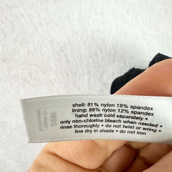 Catherine's One Piece Swimsuit Size 26W New Black - Picture 5 of 5